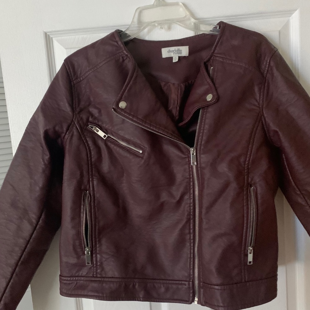 Charlotte Russe Faux Leather Jacket